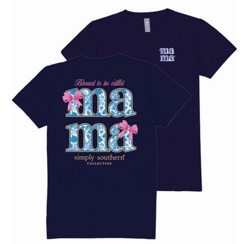 Simply Southern® Navy Mama Tee