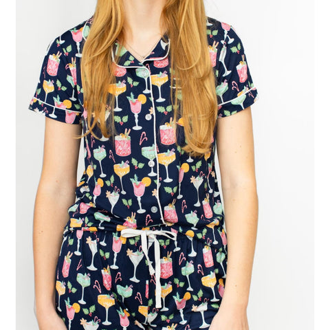 Fizz The Season Holiday Pajama Set