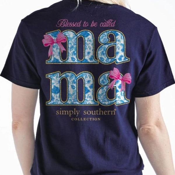 Simply Southern® Navy Mama Tee