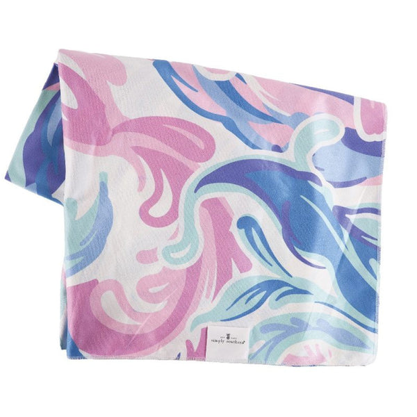 Simply Southern® Quick Dry Beach Towel: Watercolor