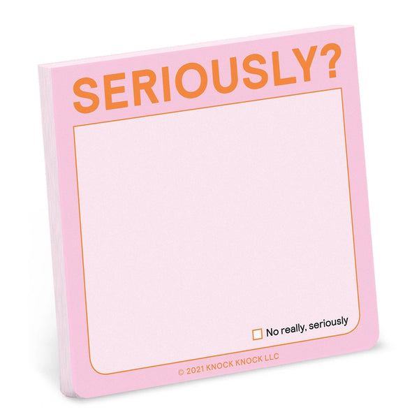 Seriously Sticky Note Pad