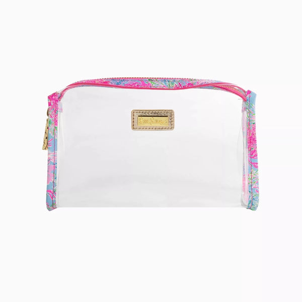 Lilly Pulitzer® Pencil/Cosmetic Case: Cay to my Heart