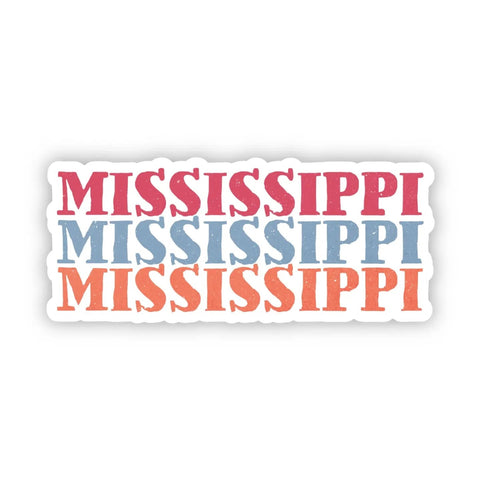 Mississippi Text Decal