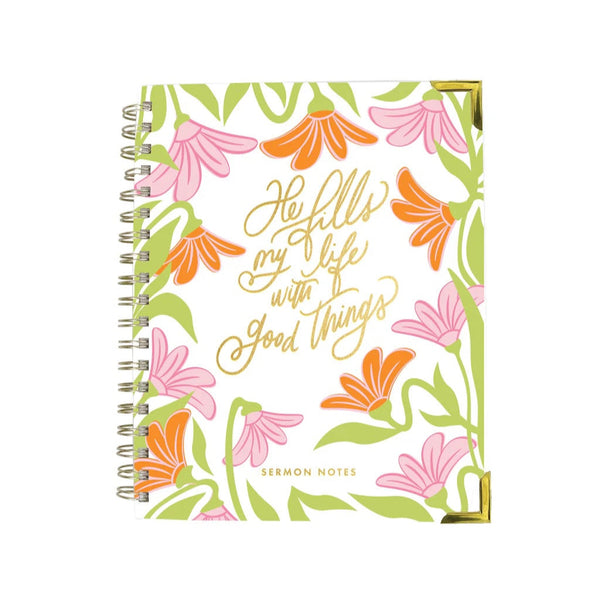 Sermon Notes Journal: He Fills My Life