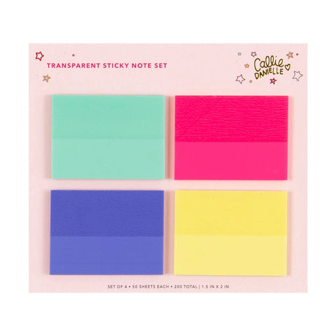 Transparent Sticky Note Set