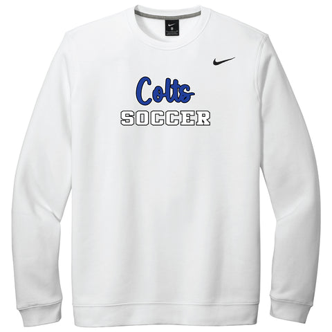 Lady Colts Soccer New Nike Club Fleece Crewneck