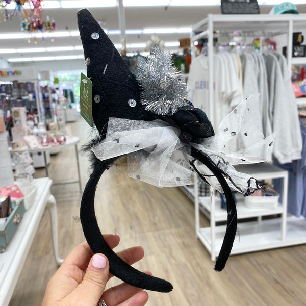 Black Witch Hat Headband