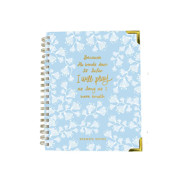 Sermon Notes Journal: I Will Pray