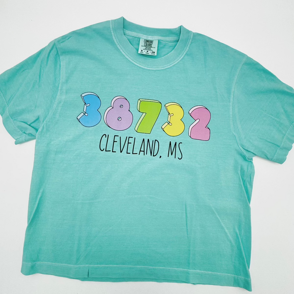 38732 Bubble Cropped Tee