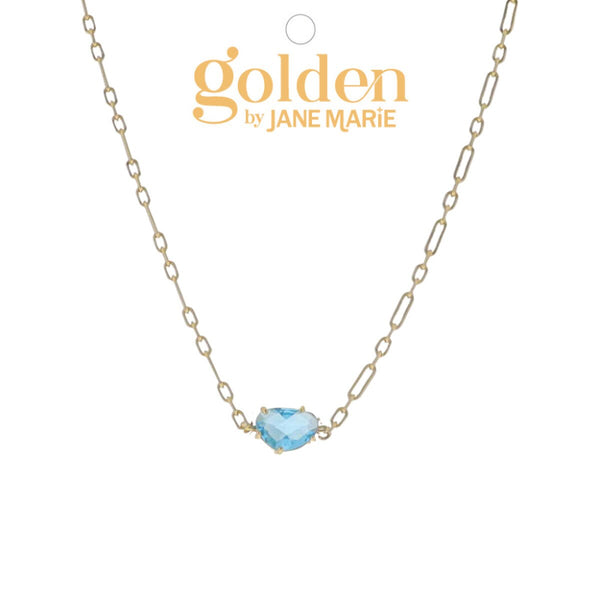 Golden Month Necklace: December