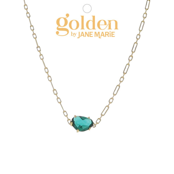 Golden Month Necklace: May