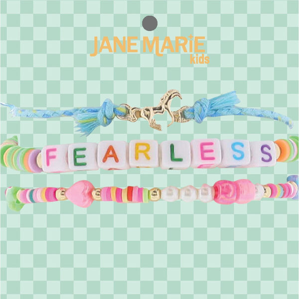 Wrapped in Color Bracelet Set: Fearless
