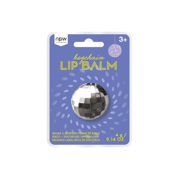 Disco Lip Balm Keychain