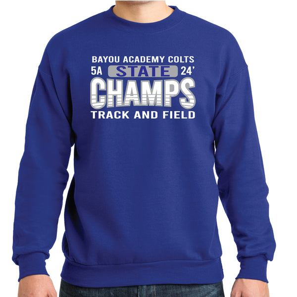 2024 Track and Field Champions Gear Crewneck Sweatshirt / 2X