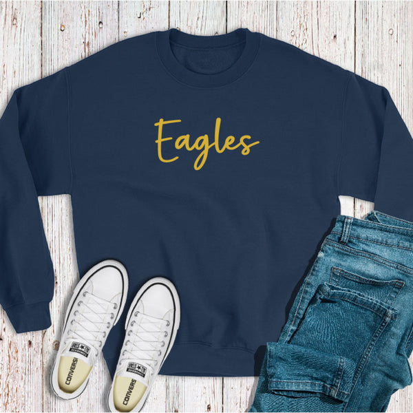 Brooklyn Eagles Metallic Crewneck Sweatshirt