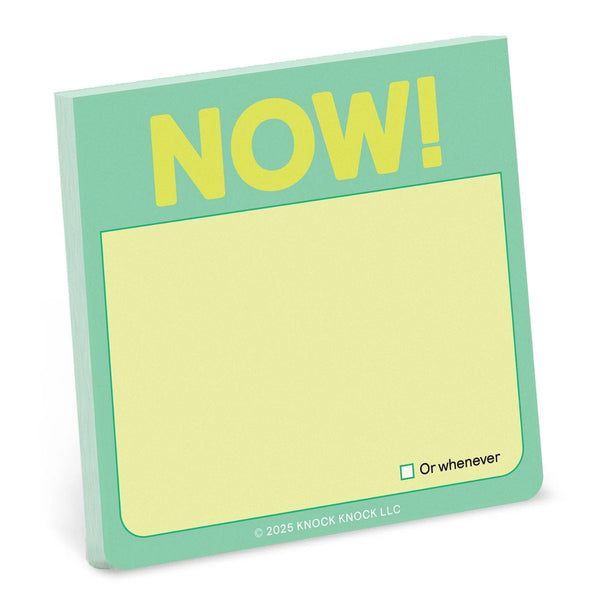 NOW Sticky Note Pad