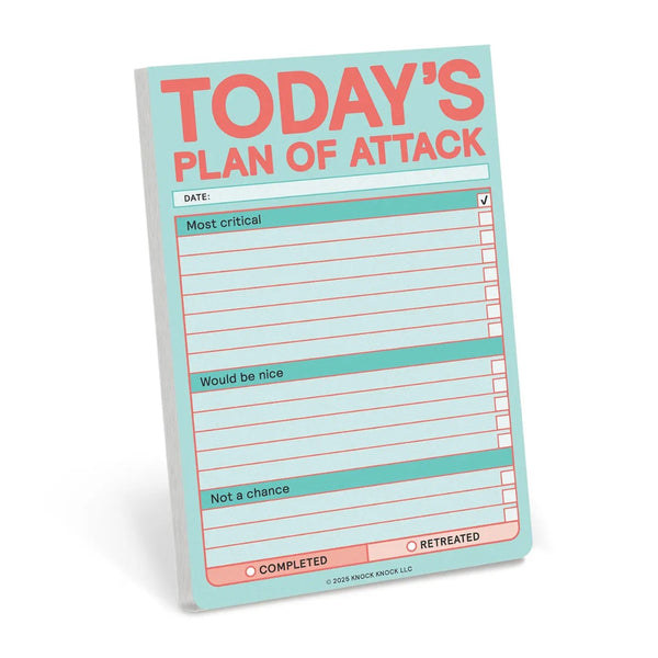 Plan of Attack Nifty Note Pad