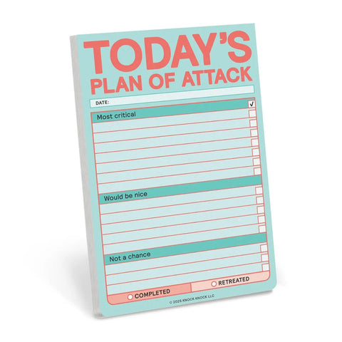 Plan of Attack Nifty Note Pad