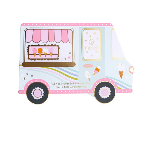 Ice Cream Truck Bath Bomb Plus Accessories Set