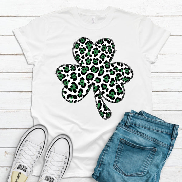 Leopard Clover Tee