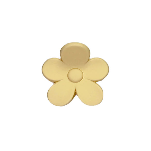 Flower Claw Clip: Lemonade Yellow