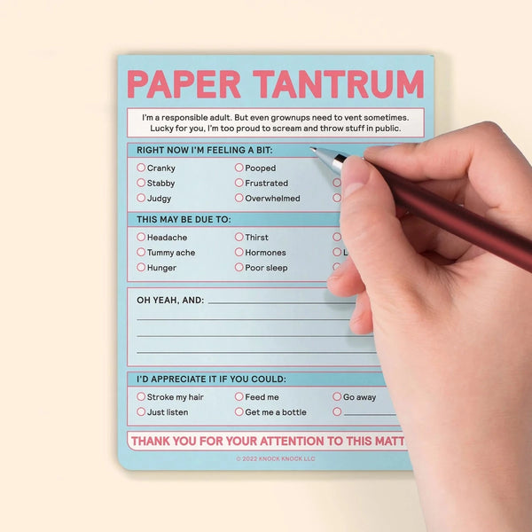 Paper Tantrum Nifty Note Pad – Heidisonline