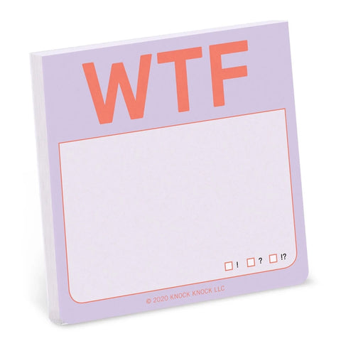 WTF Sticky Note Pad