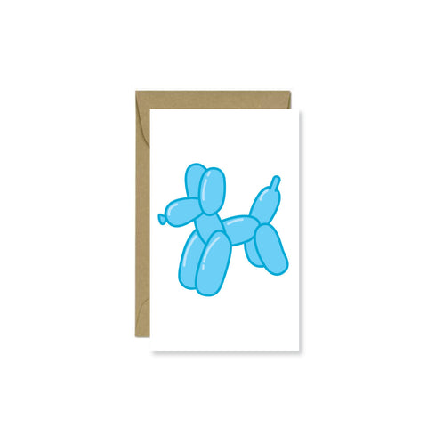 Balloon Dog Mini Card