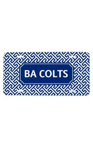 White Bayou Car Tags