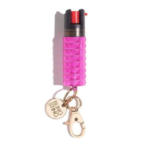 Blingsting® Pepper Spray: Pink Metallic (Arm Candy)