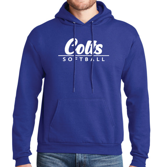 Colts Softball Script Hooded Sweatshirt