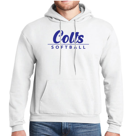 Colts Softball Script Hooded Sweatshirt