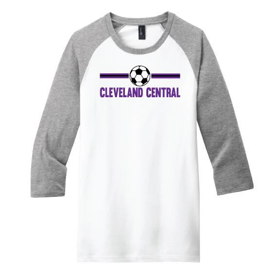 Cleveland Central Soccer 3/4 Sleeve Raglans - Heidisonline