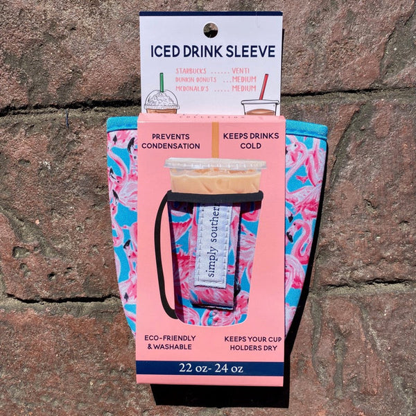 Iced Drink Sleeve - Flamingo