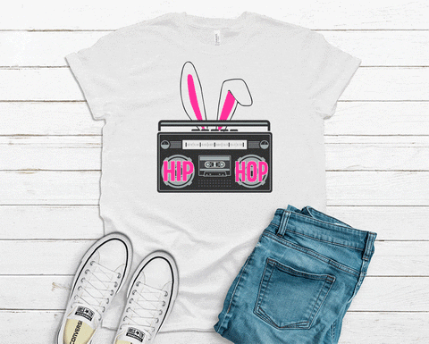 hip hop bunny ears tee