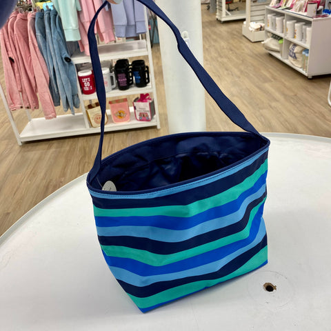Easter Bucket-Blue Stripe