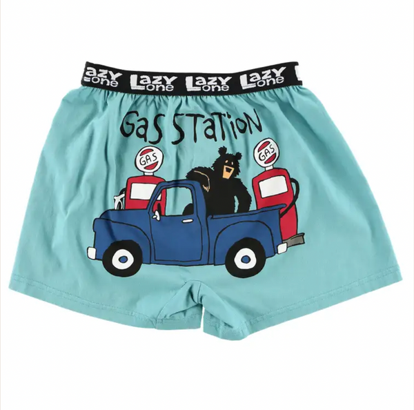 LazyOne® Gas Station Kids Boxers