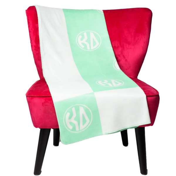 Kappa Delta Monogram Woven Blanket