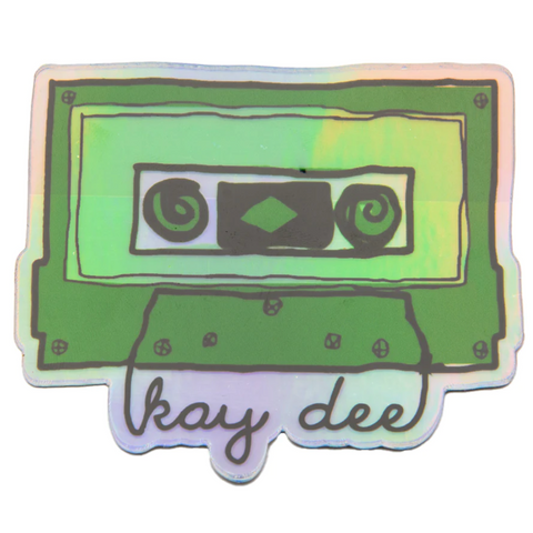 Kappa Delta Holographic Cassette Decal