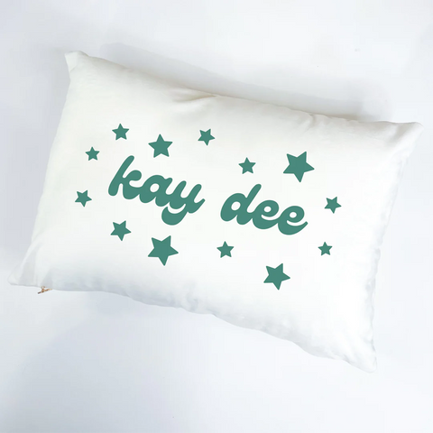 Kappa Delta Velour Throw Pillow