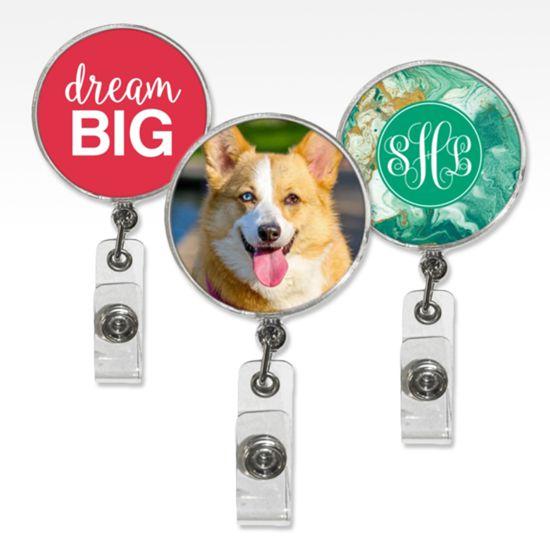 personalized badge reel