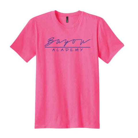 Pink Bayou Script Tee