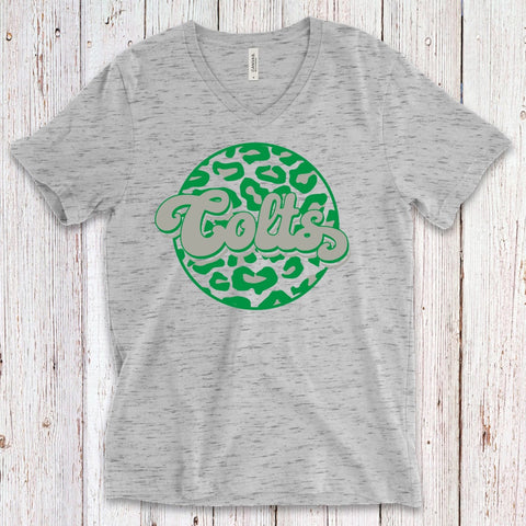 Lee Colts Leopard Circle Tee