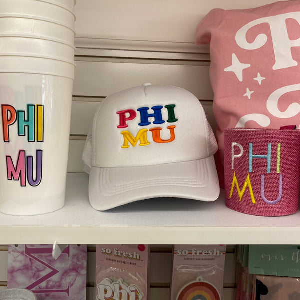 Phi Mu Fun Times Trucker Hat