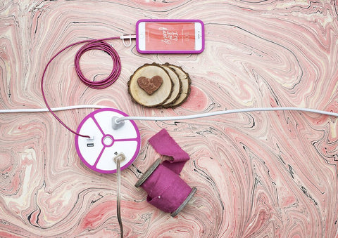 Powerhouse Charging Station Pink