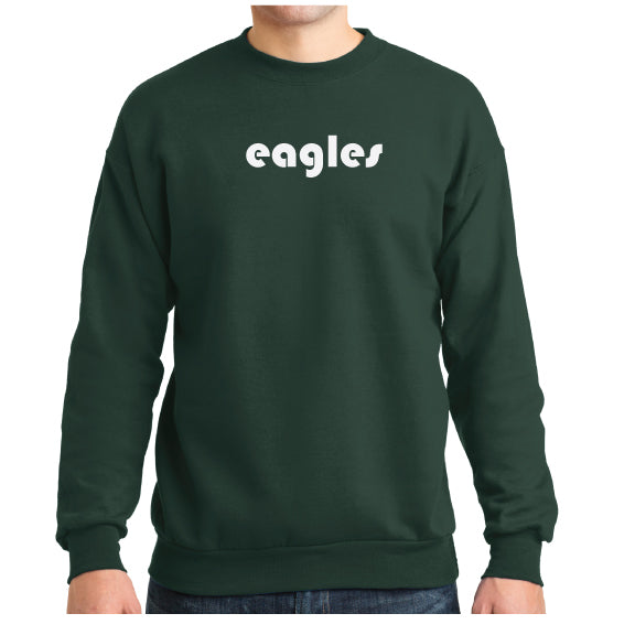 SanMar Retro Eagles Sweatshirt Youth Xs / Green