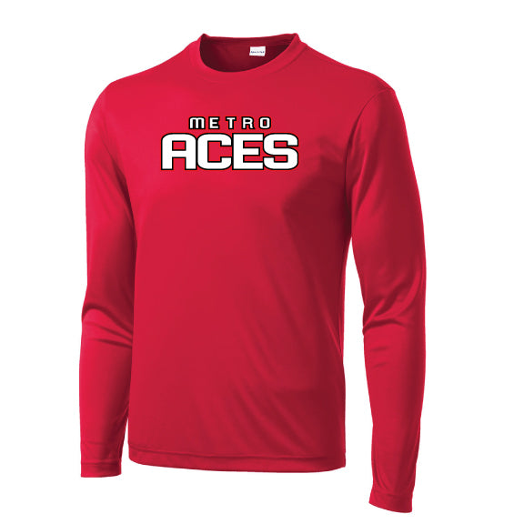 Metro Aces Dri-Fit Long Sleeve Tee