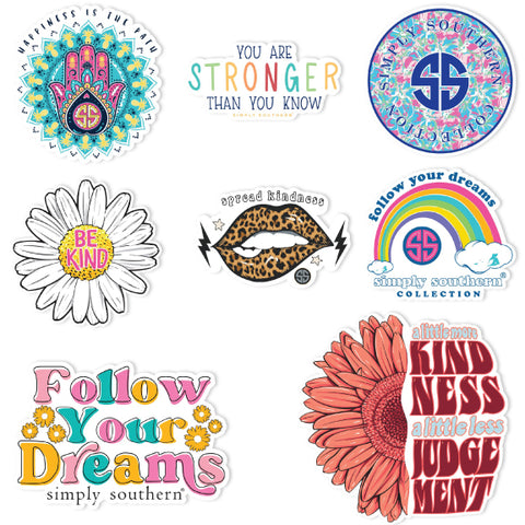 Simply Southern® Sticker Set - Inspire
