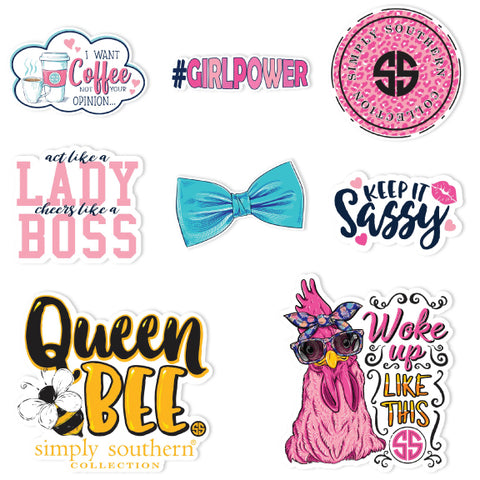 Simply Southern® Sticker Set - Sassy