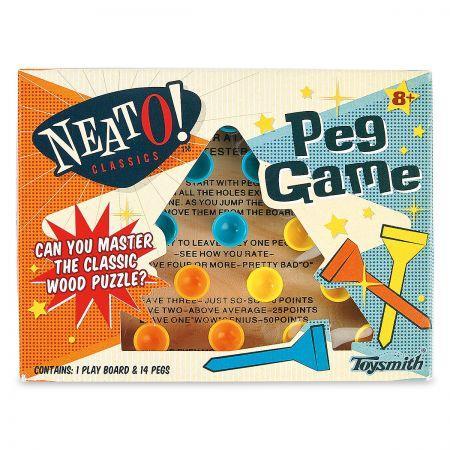 Wooden Peg Game